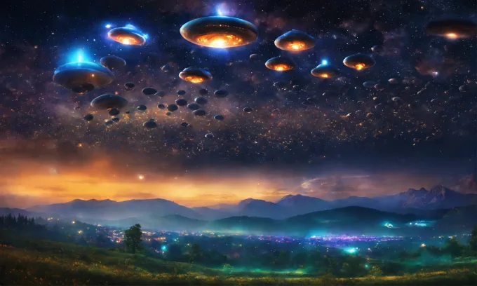 Groundbreaking footage captures 15-20 UFOs at once, solidifying the reality of their presence