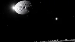 Анализируем видео из 2023 с реальным НЛО, пролетевшим мимо Луны